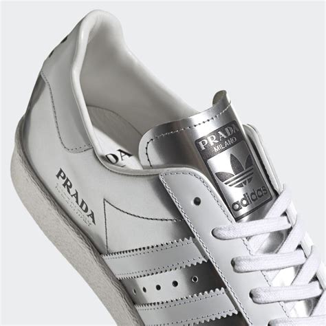 adidas superstar prada retail|Prada x Adidas Superstar silver.